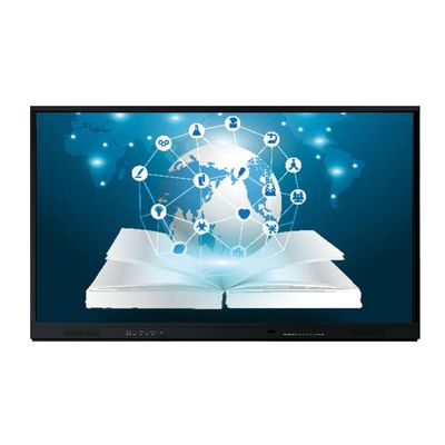 20 터치 포인트 75 인치 LCD 스마트 보드 학교 사무실 회의에서 인터랙티브 터치 솔루션을 위한 인터랙티브 평면 패널