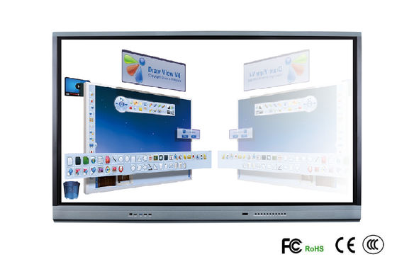 교육부를 위한 86 인치 4K 안드로이드 터치 스크린 인터랙티브 화이트보드 FCC