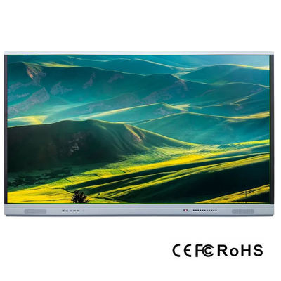 55 " IR 상호 작용하는 터치 패널 디지털 보드 4K HD 멀티펑션널 안드로이드 11.0 텔레비전 터치 스크린 디스플레이