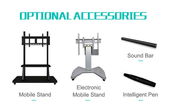 3840x2160 상호 작용하는 터치 스크린 모니터, 에두아션을 위한 알루미늄 프레임, 적외선