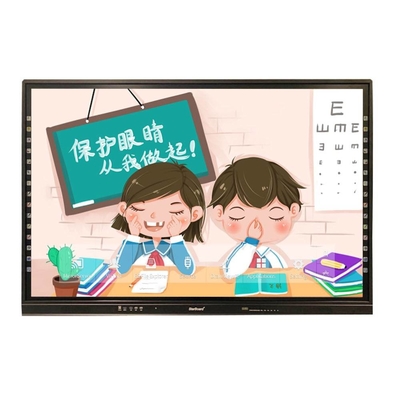 86인치 인터랙티브 터치 스크린 모니터 모바일 스탠드와 인터랙티브 보드
