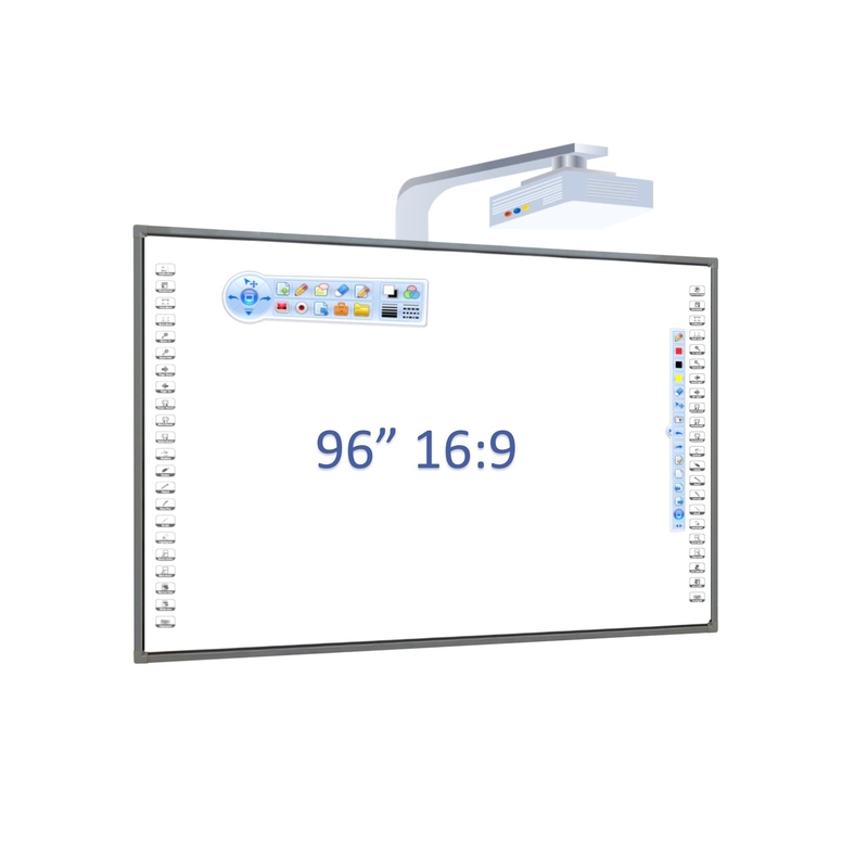 84/87/92/98 인치 10 포인트 적외선 손가락 멀티 터치 인터랙티브 전자 화이트보드 스마트 보드