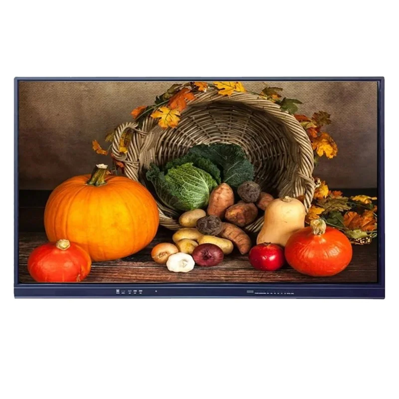 65 75 86 98 인치 LCD 스마트 보드 인터랙티브 4mm 온화 유리 안드로이드 윈도우 10/11 프로 터치 손가락 스마트 모니터