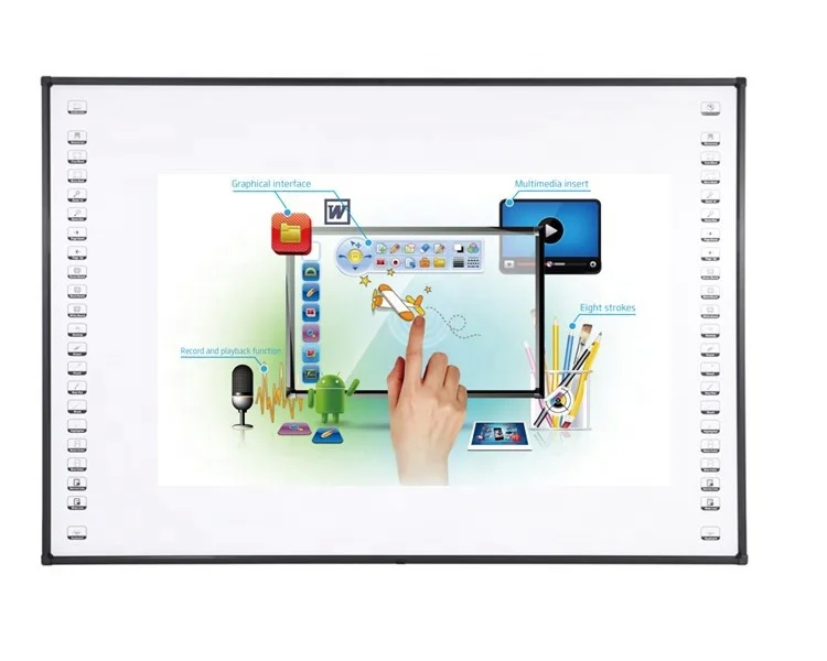 교육용 키트 교육용 멀티 터치 제스처 인식 USB 포트와 함께 새로운 인터랙티브 화이트보드