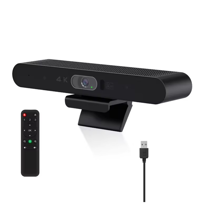 4K 컨퍼런스 카메라 USB 비디오 바 TV PC 비디오 사운드 바 AI 자동 프레임 컨퍼런스 카메라