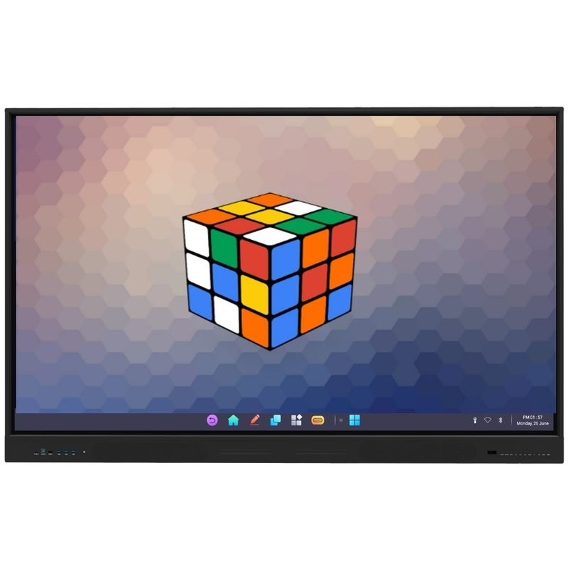 최신 안드로이드 14 LCD 스마트 보드 75 "교육 업무용 인터랙티브 평면 패널