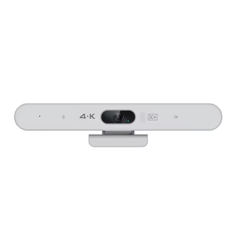블랙 화이트 간편 설치 4K 웹캠 비디오 컨퍼런스 카메라 USB AI 자동 추적 2160p 웹캠 추적 스피커 컨퍼런스 룸 소리