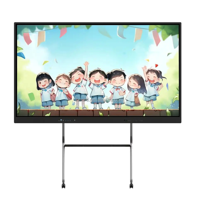 블랙 프레임 컬러 인터랙티브 터치 스크린 화이트보드