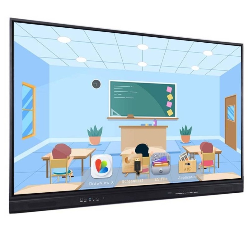 FCC 인증서와 검은 색의 회색의 인터랙티브 평면 패널