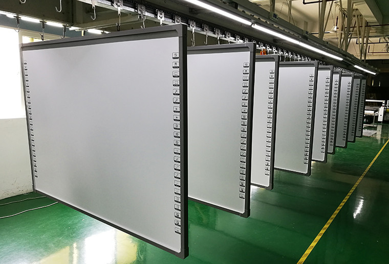 2015년 NEEQ 증권 시장에 상장 Iboard 인터랙티브 화이트보드 순수 알루미늄 합금 실버 샌드블래스팅 디자인