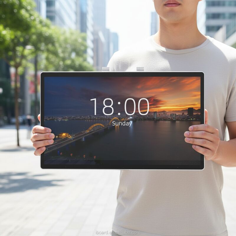 터치스크린 키오스크 패션 스타일 QR 코드 스캐너, 4000:1 명암비, 고객 상호작용을 위한 디자인