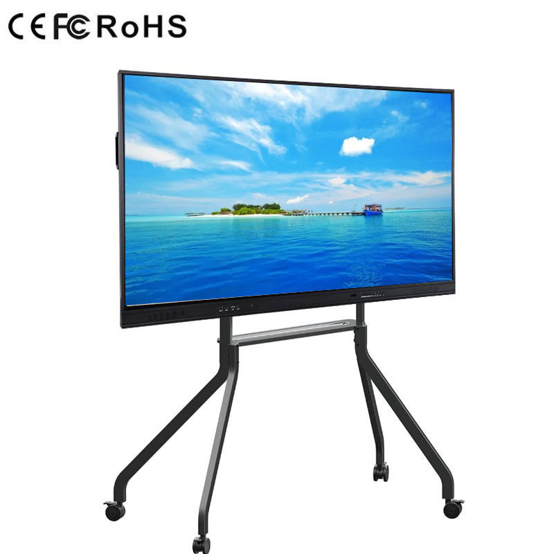 UHD 4K 인터랙티브 터치 스크린 모니터 제로 간격 유리 스마트 TV 화이트보드