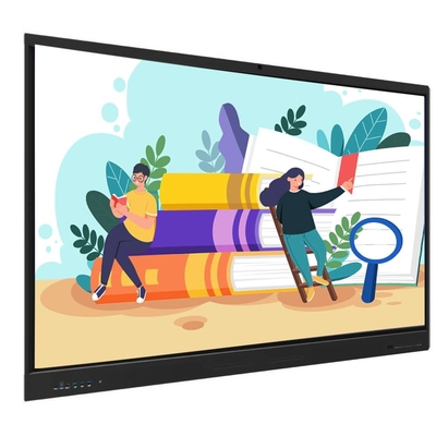 공장 65 75 86 인치 20 포인트 모두 하나의 인터랙티브 화이트보드 스마트 보드 평면 패널 LCD 적외선 터치 스크린과 교육 사무실 회의 소프트웨어