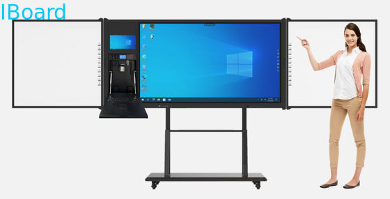 교육용 20개의 터치 포인트와 내장 스피커를 가진 4K Ultra HD 인터랙티브 평면 패널