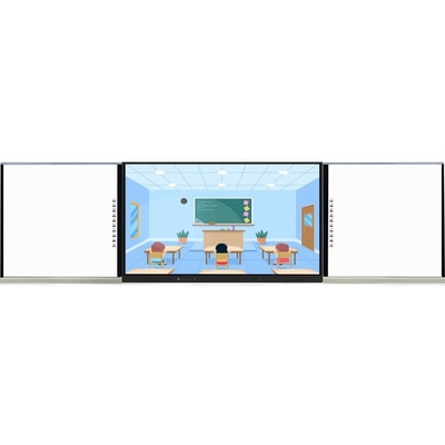 75 86 98 인치 ABA 타입 지능형 스마트 터치 패널 사이드 보드와 안드로이드 PC 카메라 마이크 시스템