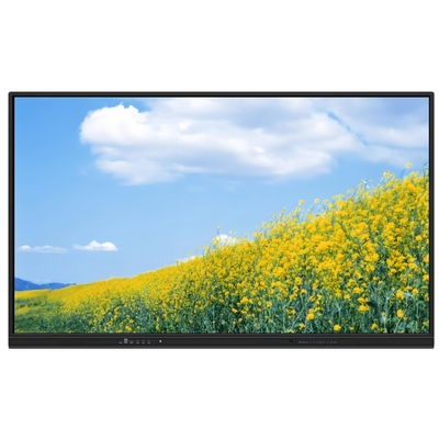 4K 해상도 인터랙티브 평면 패널 350 밝기 높은 밝기 및 15W * 2 스피커 안드로이드 13 인터랙티브 화이트보드 학교 교육 및 회의