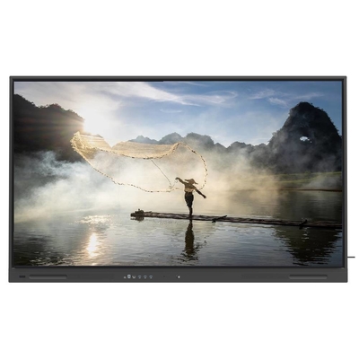 LCD 스마트 보드 65 75 86 인치 안드로이드 PC 컴퓨터 적외선 터치 패널 스마트 TV 보드 회의 프로그램과 학교 교육
