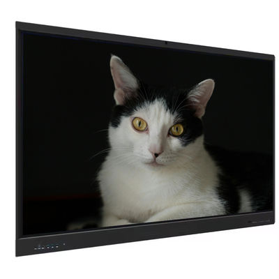 98인치 4K 인터랙티브 평면 패널 안드로이드 14 8+128GB 디지털 스마트 터치 스크린 안드로이드 OPS 모바일 스탠드 수업 회의용 선택