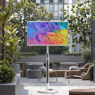 카메라 배터리 터치 스크린 모니터가 있는 IBoard 32인치 휴대용 충전식 스마트 TV, 홈 오피스를 위한 인터랙티브 디지털 디스플레이