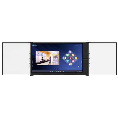 지능형 블랙보드 75 86 인치 안드로이드 윈도우 PC 전용 컴퓨터 PC 측면 터치 보드와 USB HDMI TYPE-C 포트 모바일 스탠드와 옵션