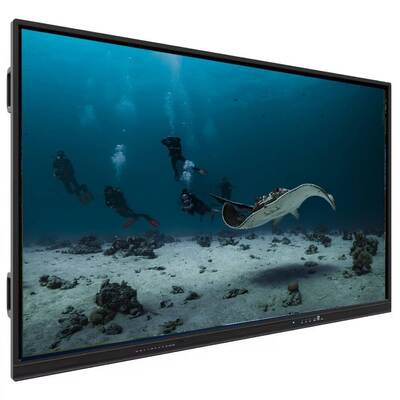 IBoard 55-98인치 인터랙티브 화이트보드 스마트 교육 보드, 4K HD 디스플레이 듀얼 시스템 Windows 및 Android, 눈부심 방지 강화 유리