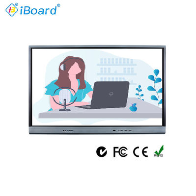 모임을 위한 86 인치 350 cd/M2 터치 스크린 인터랙티브 화이트보드 FCC