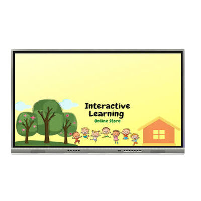 회색 블랙 프레임 컬러 LCD 스마트 보드 50000 Hrs 라이프 사이클